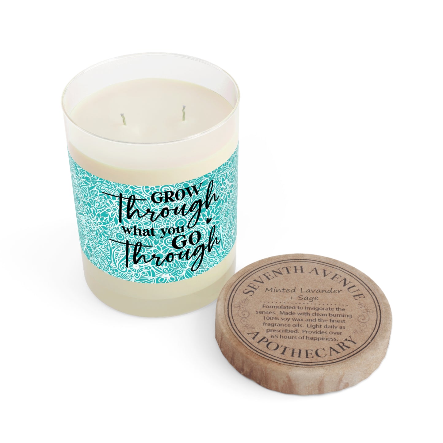 Grow Through What You Go Through - Scented Candle - 11oz