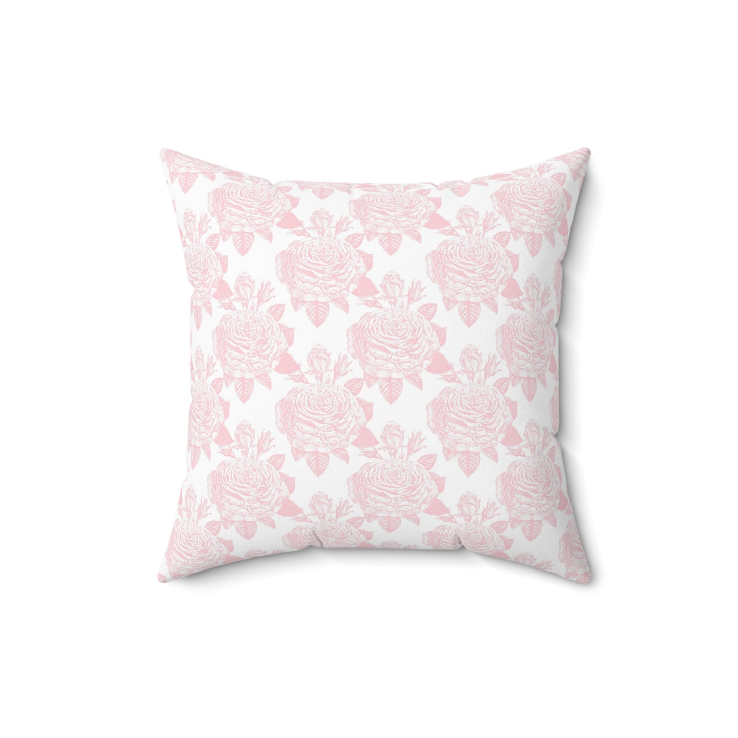 Pink Paris Pattern 7 - Faux Suede Square Pillow