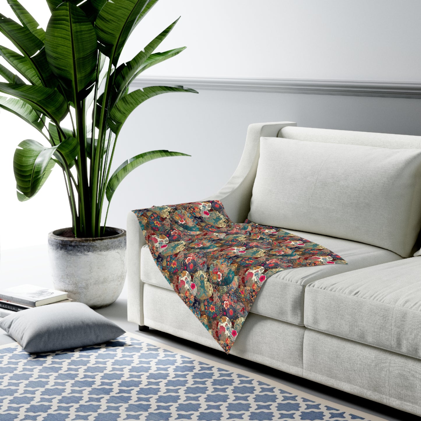 Fabric Hearts 1.6 - Baby Swaddle Blanket