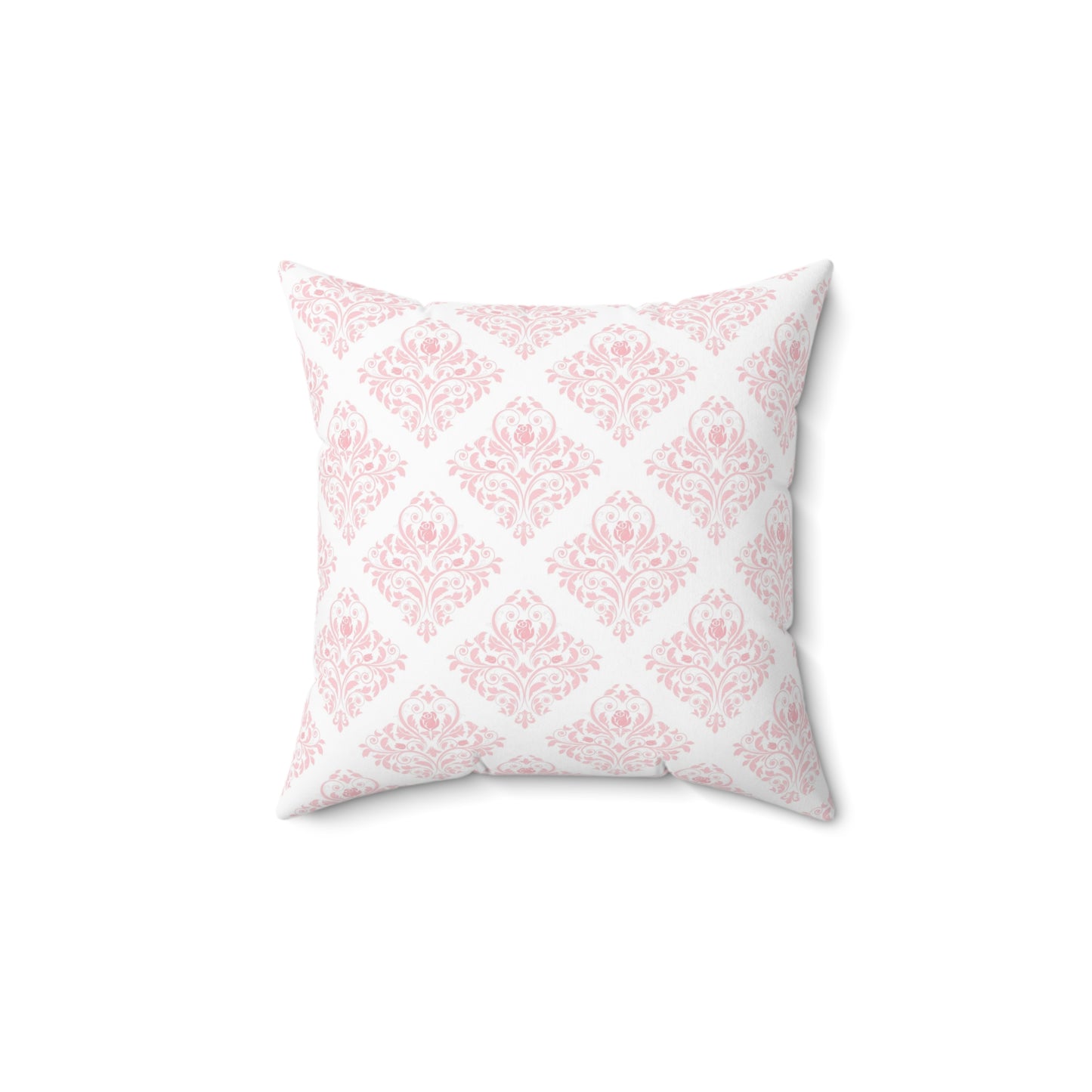 Pink Paris Pattern 10 - Faux Suede Square Pillow