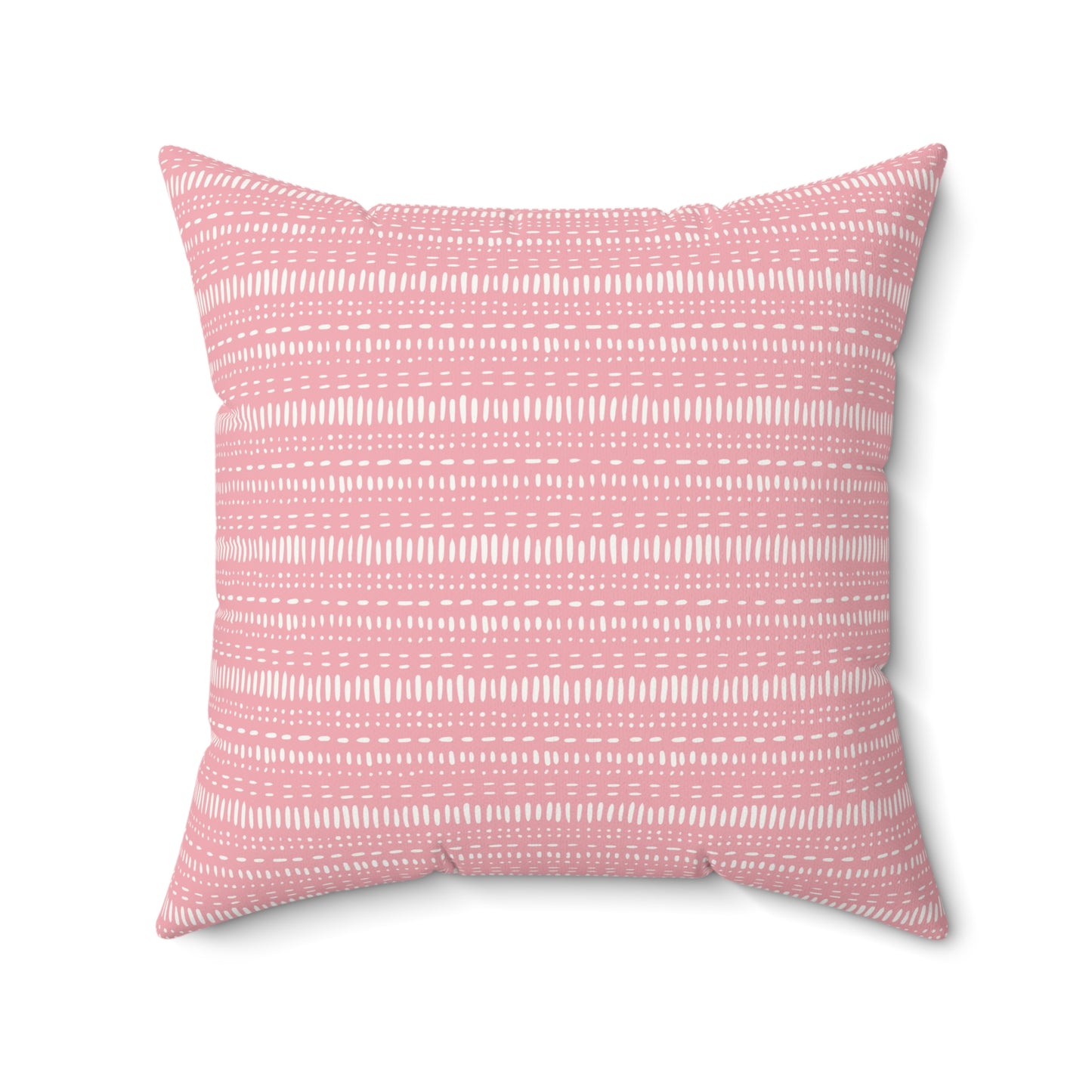 Pink Boho Pattern 8 - Faux Suede Square Pillow