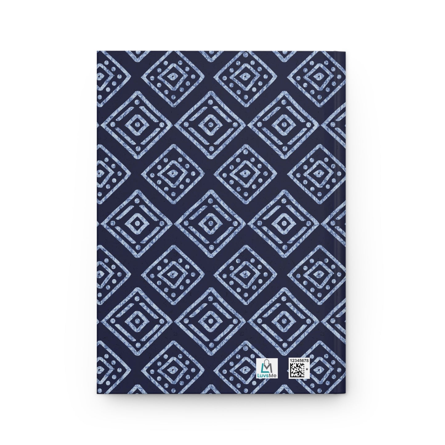 Indigo Batik - Hardcover Lined Journal Matte