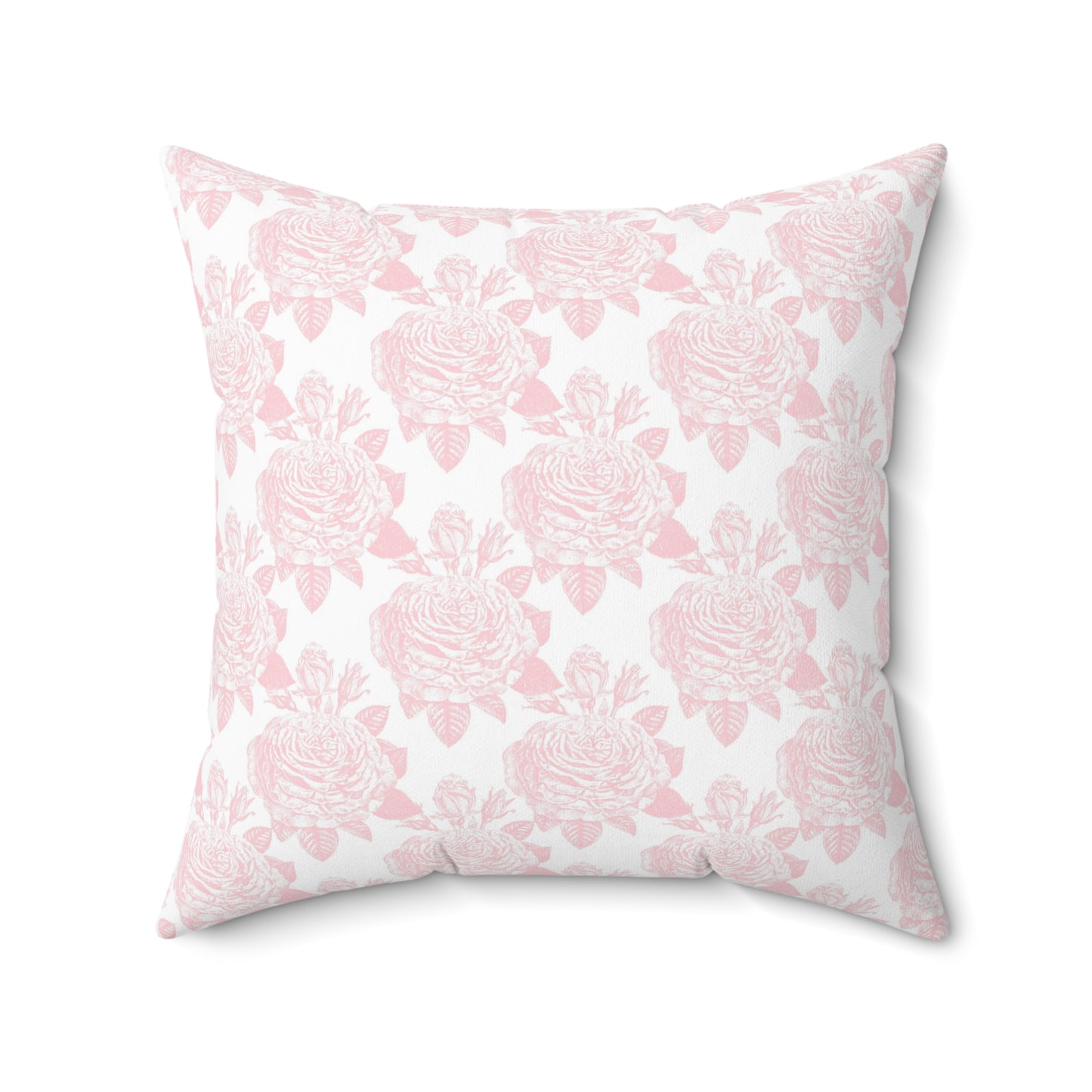Pink Paris Pattern 7 - Faux Suede Square Pillow