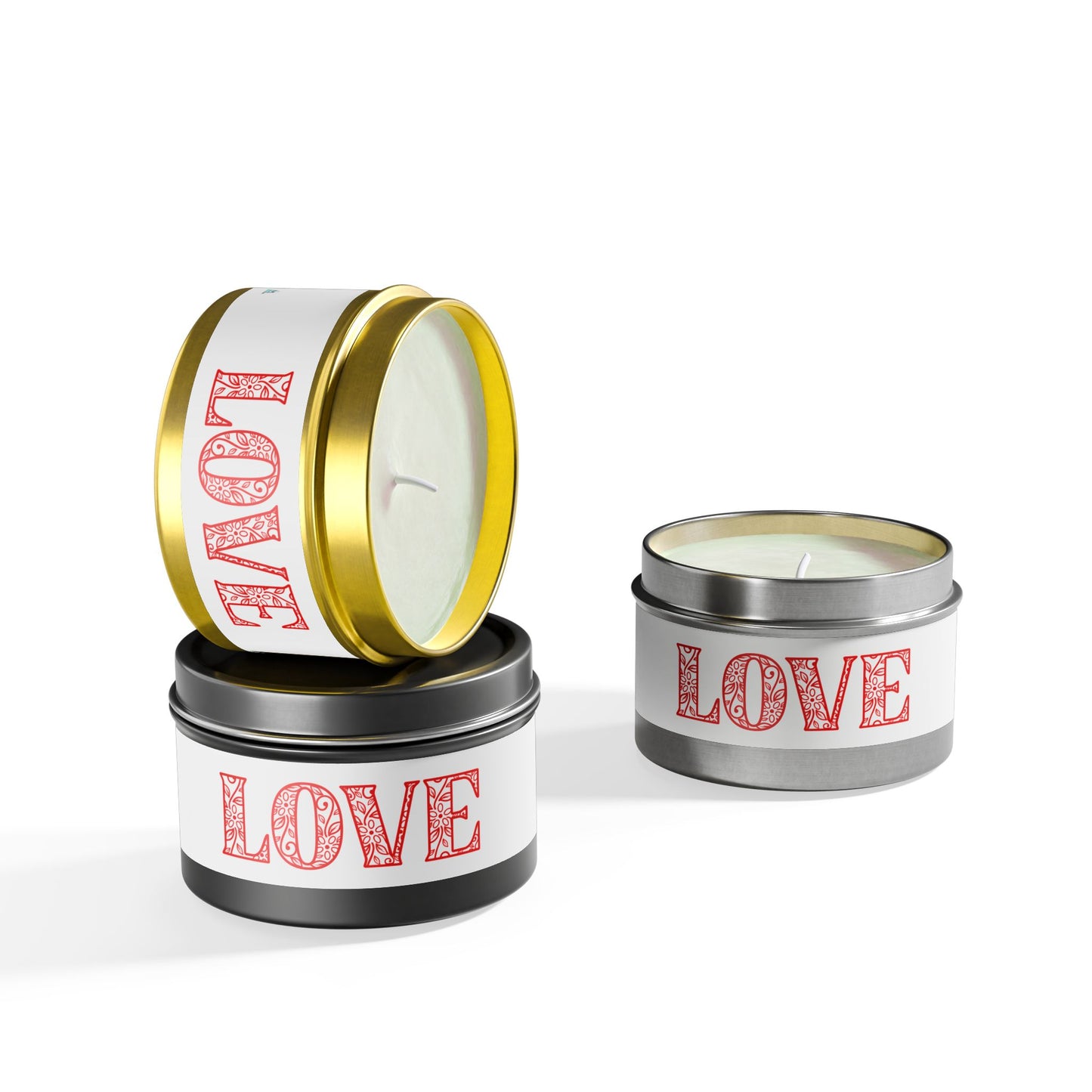 LOVE - Inspirational - Mindfulness & Self-Care - Scented Tin Candle