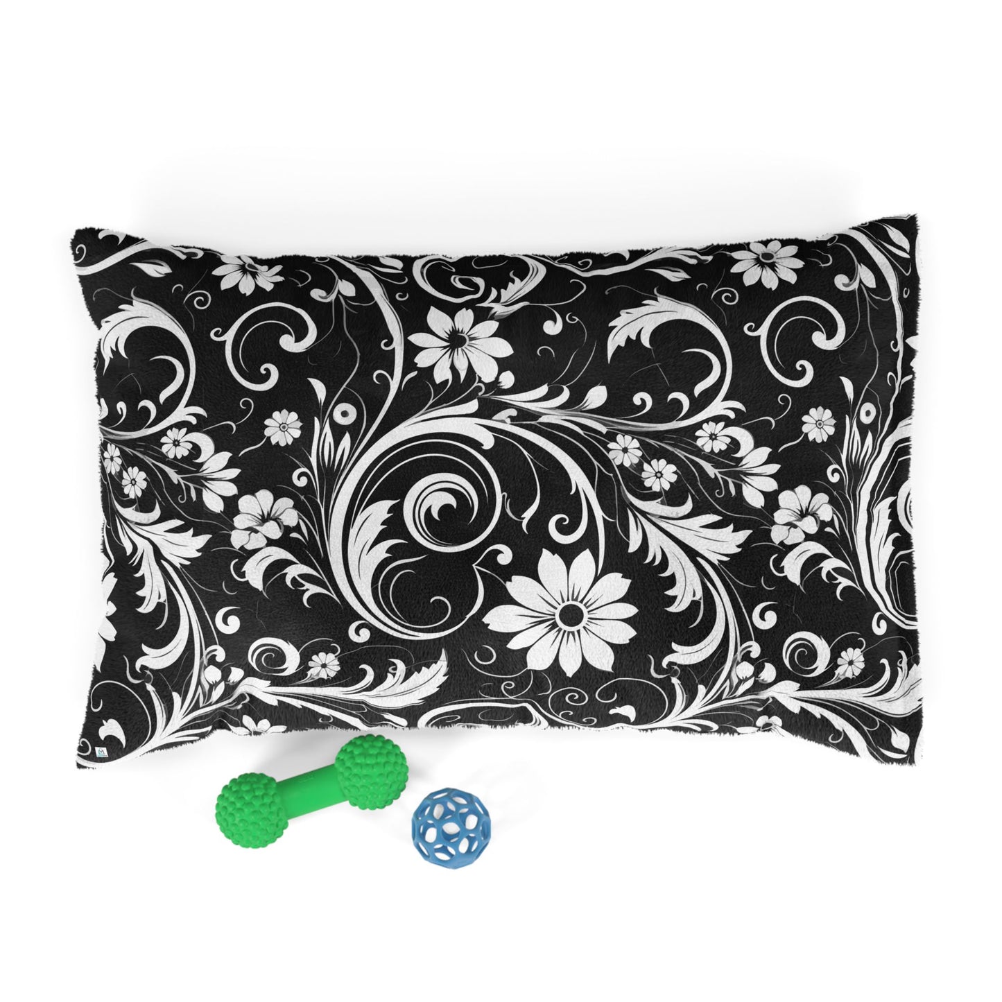 Elegant Floral Design Pet Bed - Stylish Comfort for Your Furry Friend