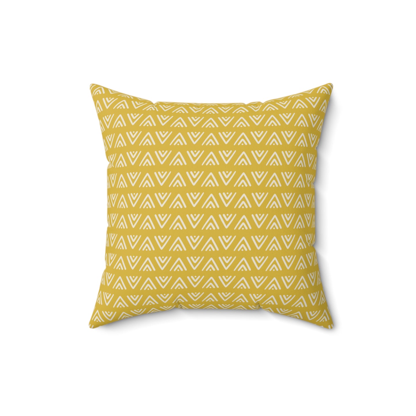 Boho Vibes Pattern 7 - Faux Suede Square Pillow