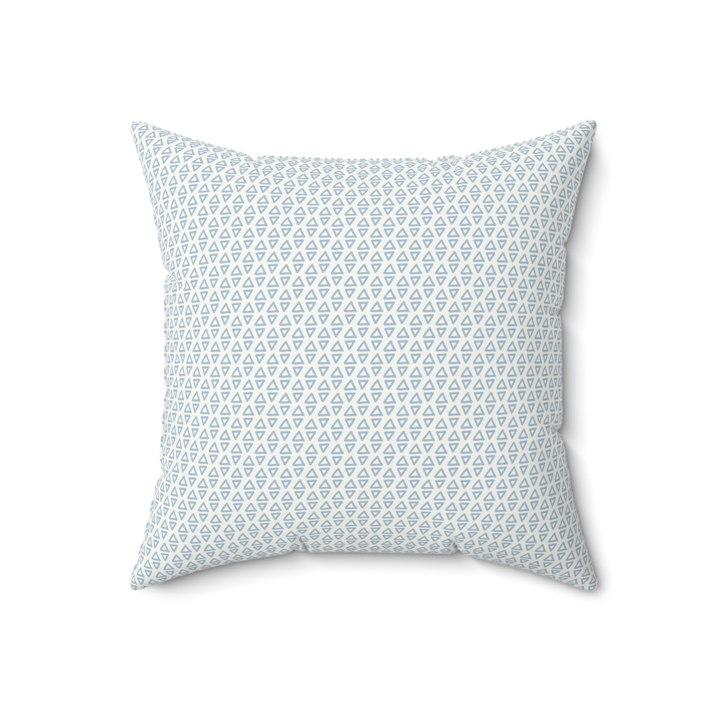 Light Blue Boho Pattern 2 - Faux Suede Square Pillow