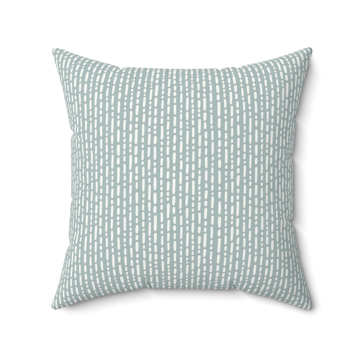 Boho Sage Pattern 5 - Faux Suede Square Pillow