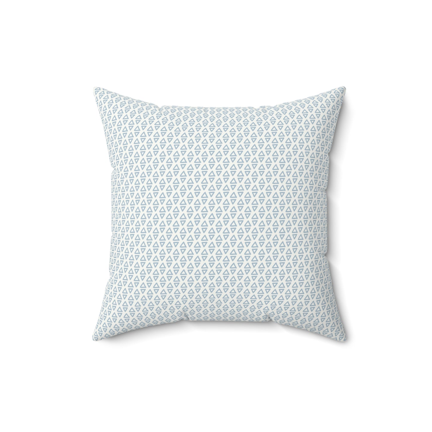Light Blue Boho Pattern 2 - Faux Suede Square Pillow