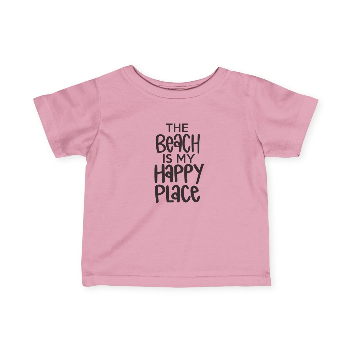 The Beach is My Happy Place - Infant Fine Jersey Tee