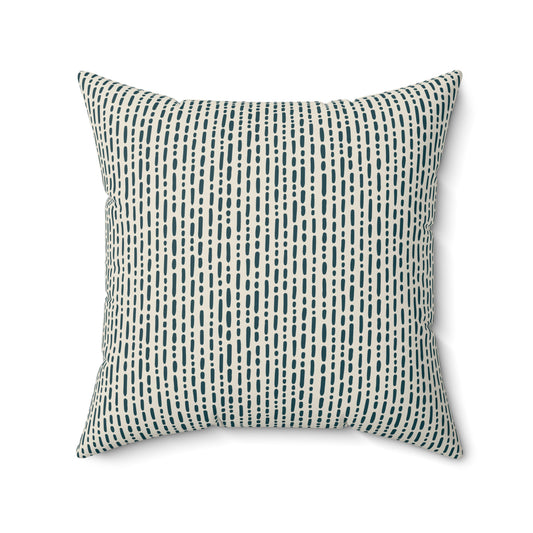Boho Vibes Pattern 7.5 - Faux Suede Square Pillow