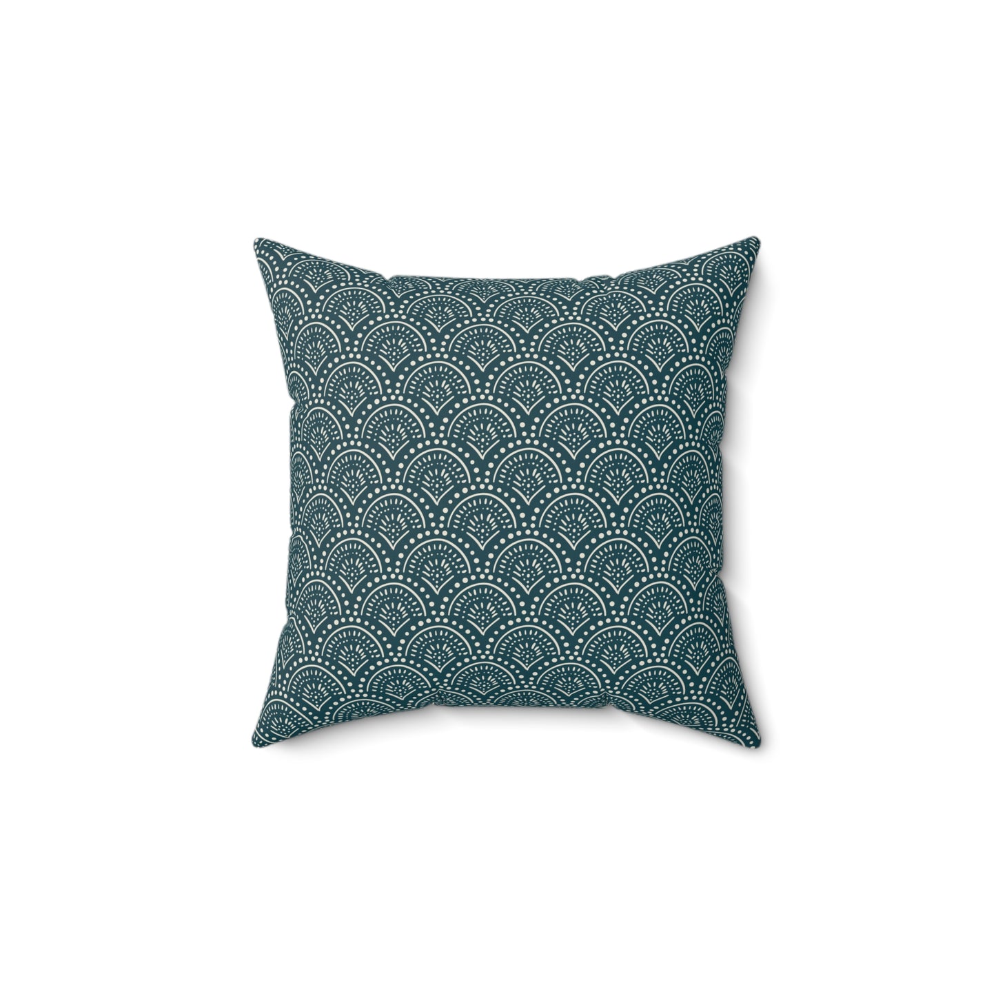 Boho Vibes Pattern 9 - Faux Suede Square Pillow