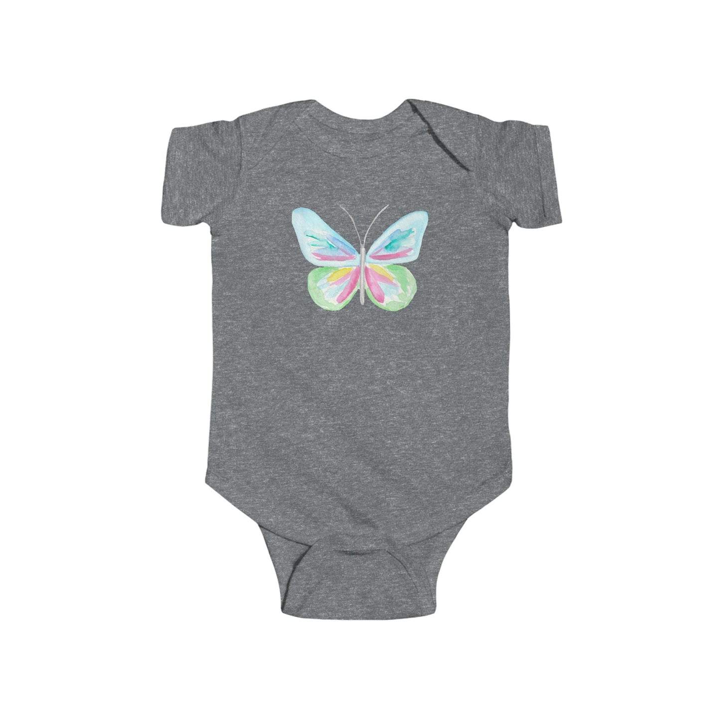 Watercolor Butterfly - Infant Fine Jersey Bodysuit