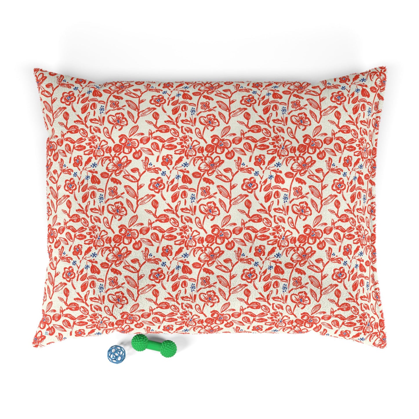 Gorgeous Floral Pet Bed - Cozy Soft Pillow for Cats & Dogs
