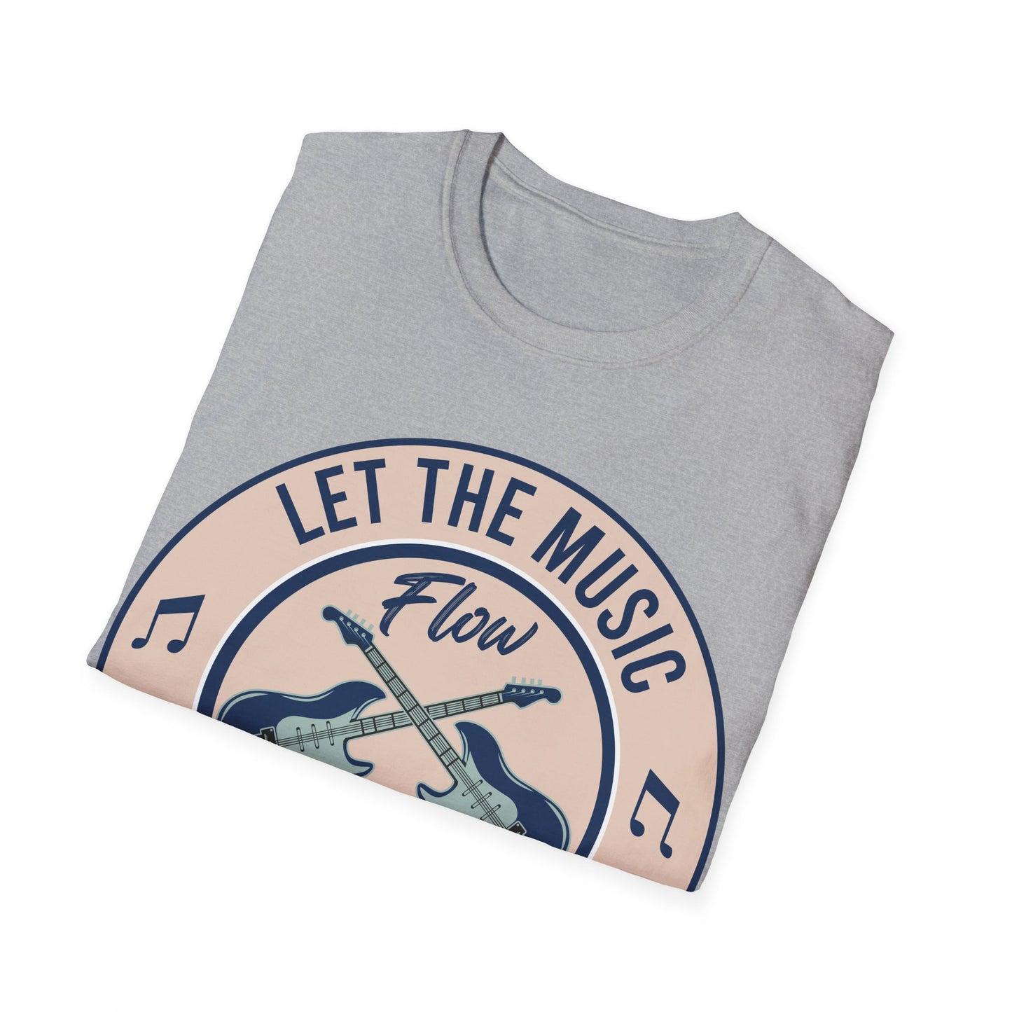 Let the Music Flow and Enrich Your Soul - Unisex Softstyle T-Shirt