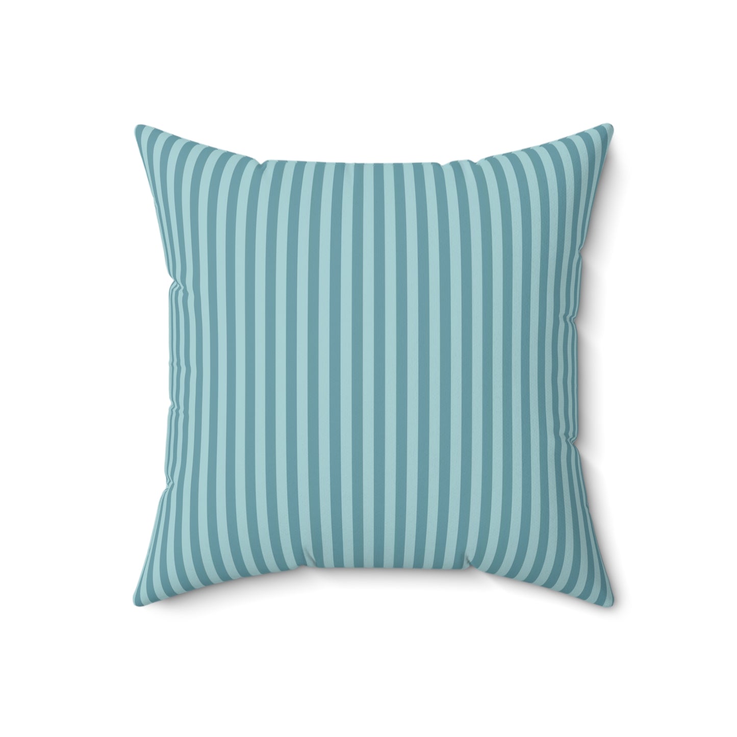 Teal Paris Pattern 24 - Faux Suede Square Pillow