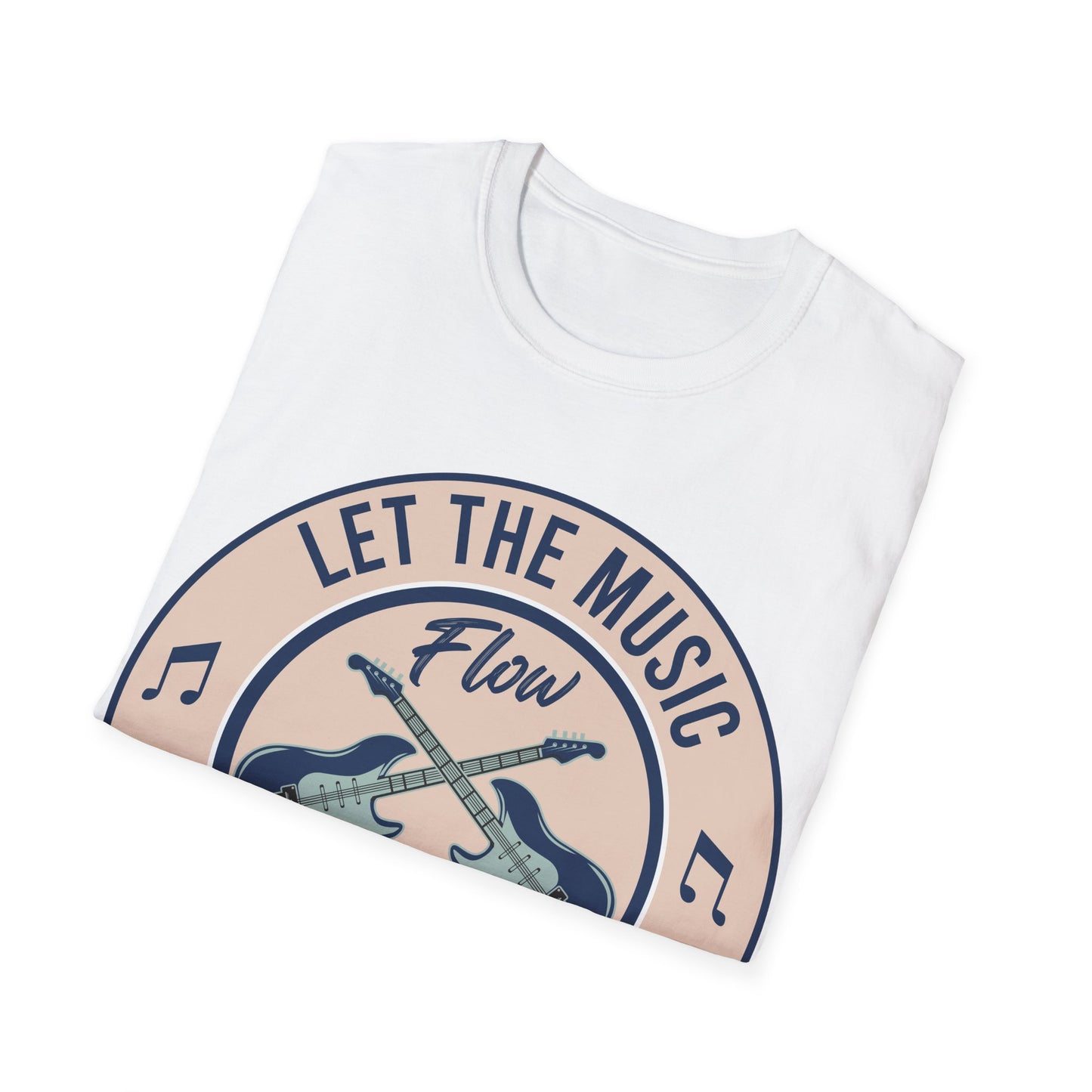 Let the Music Flow and Enrich Your Soul - Unisex Softstyle T-Shirt