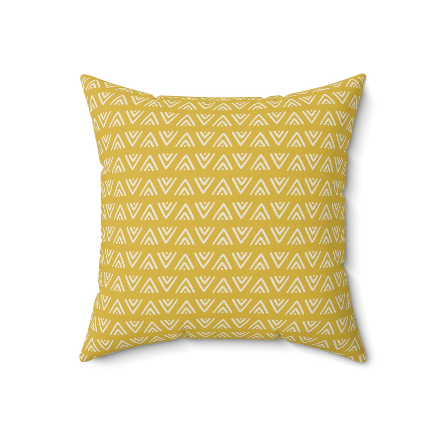Boho Vibes Pattern 7 - Faux Suede Square Pillow