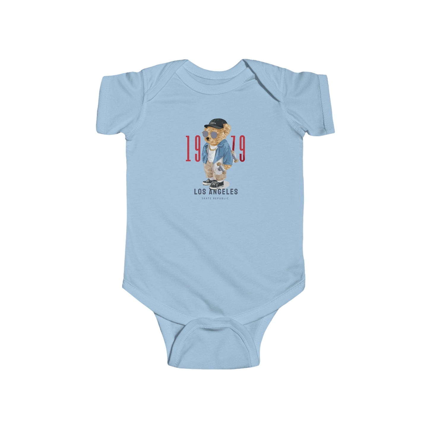 Skateboard Bear - Infant Fine Jersey Bodysuit