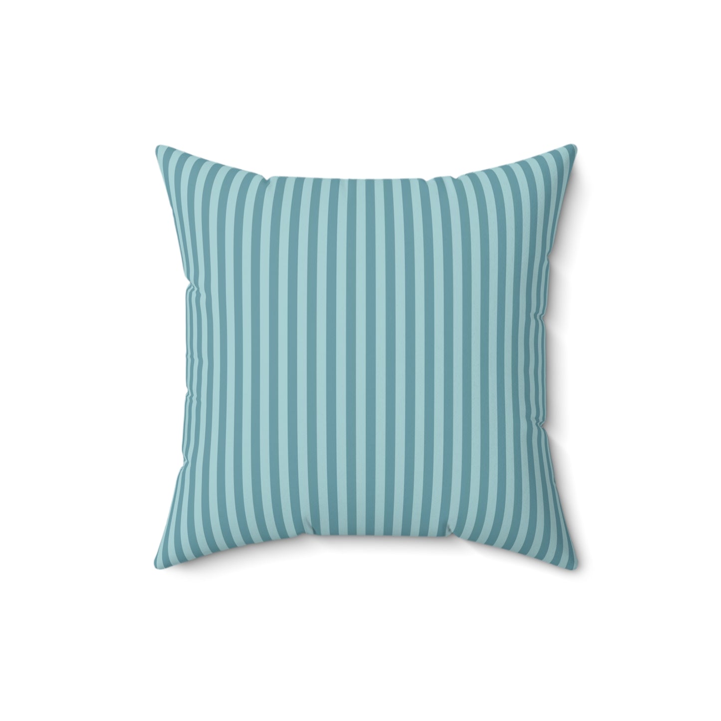 Teal Paris Pattern 24 - Faux Suede Square Pillow