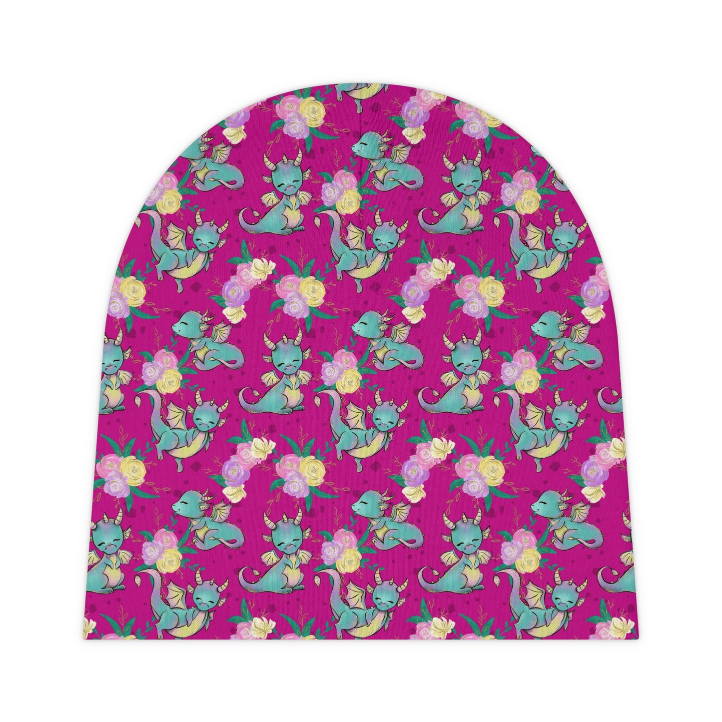 Dragons - Pink - Baby Beanie