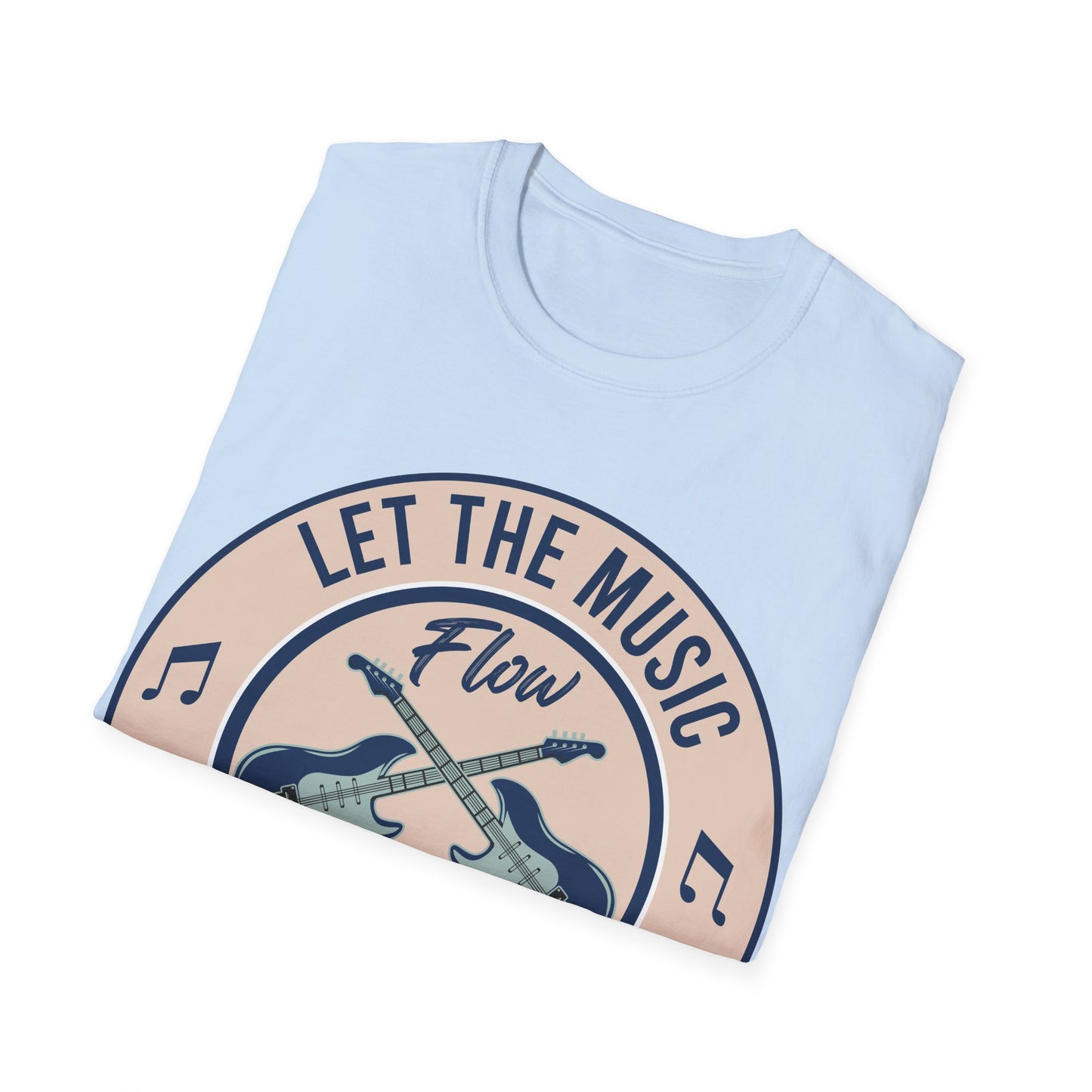 Let the Music Flow and Enrich Your Soul - Unisex Softstyle T-Shirt