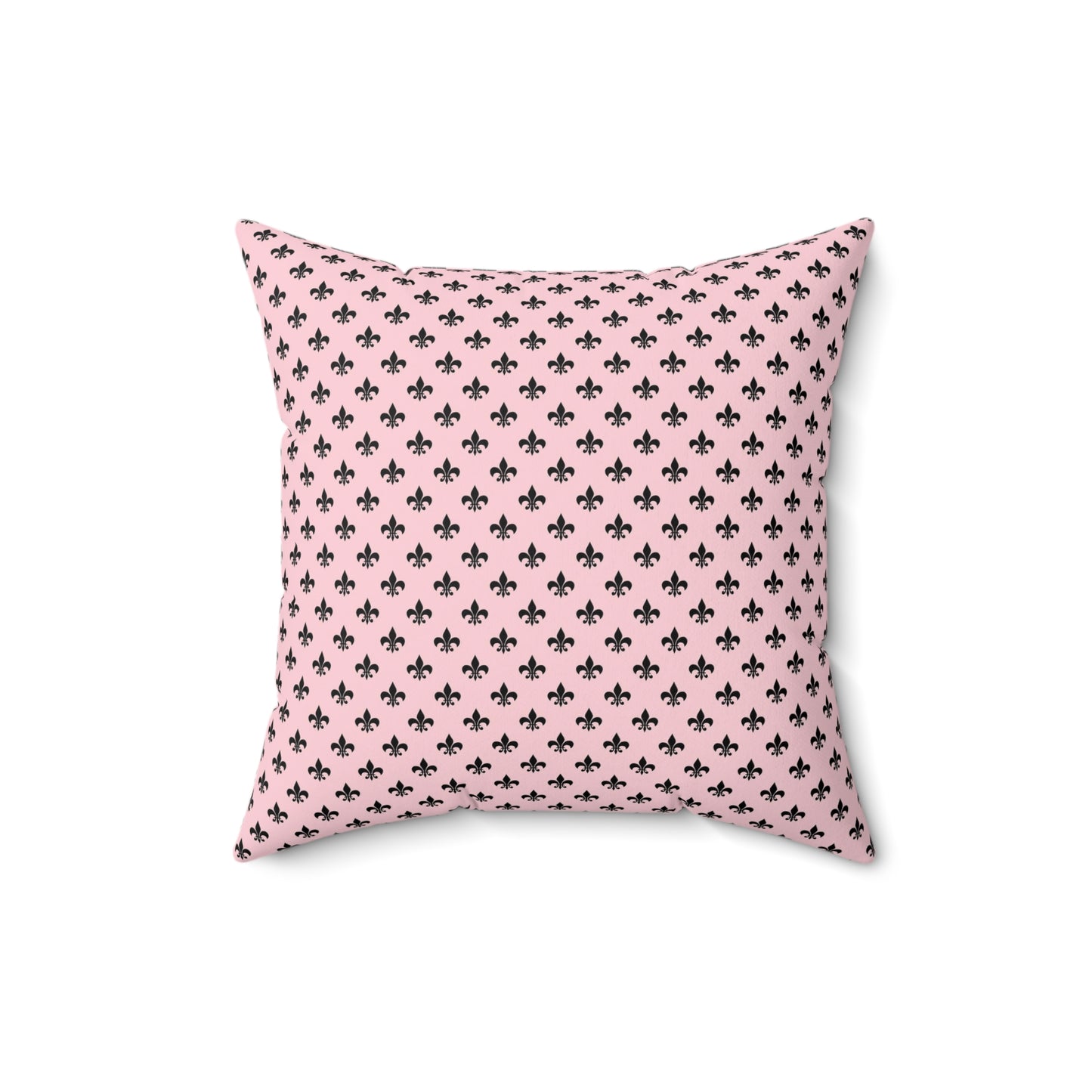Pink Paris Pattern 14 - Faux Suede Square Pillow