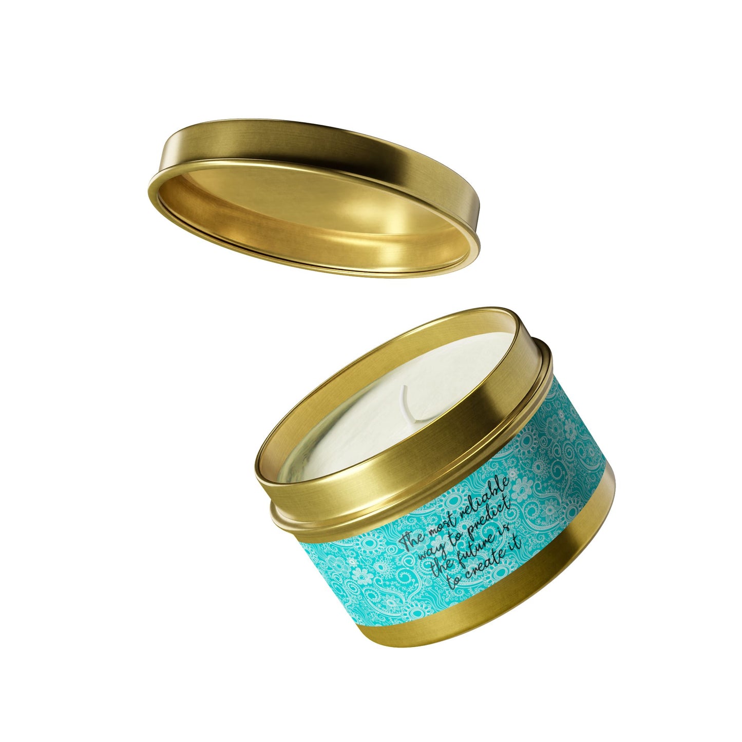 The Most Reliable Way to Predict the Future is to Create it - Inspirational - Mindfulness & Self-Care - Scented Tin Candle