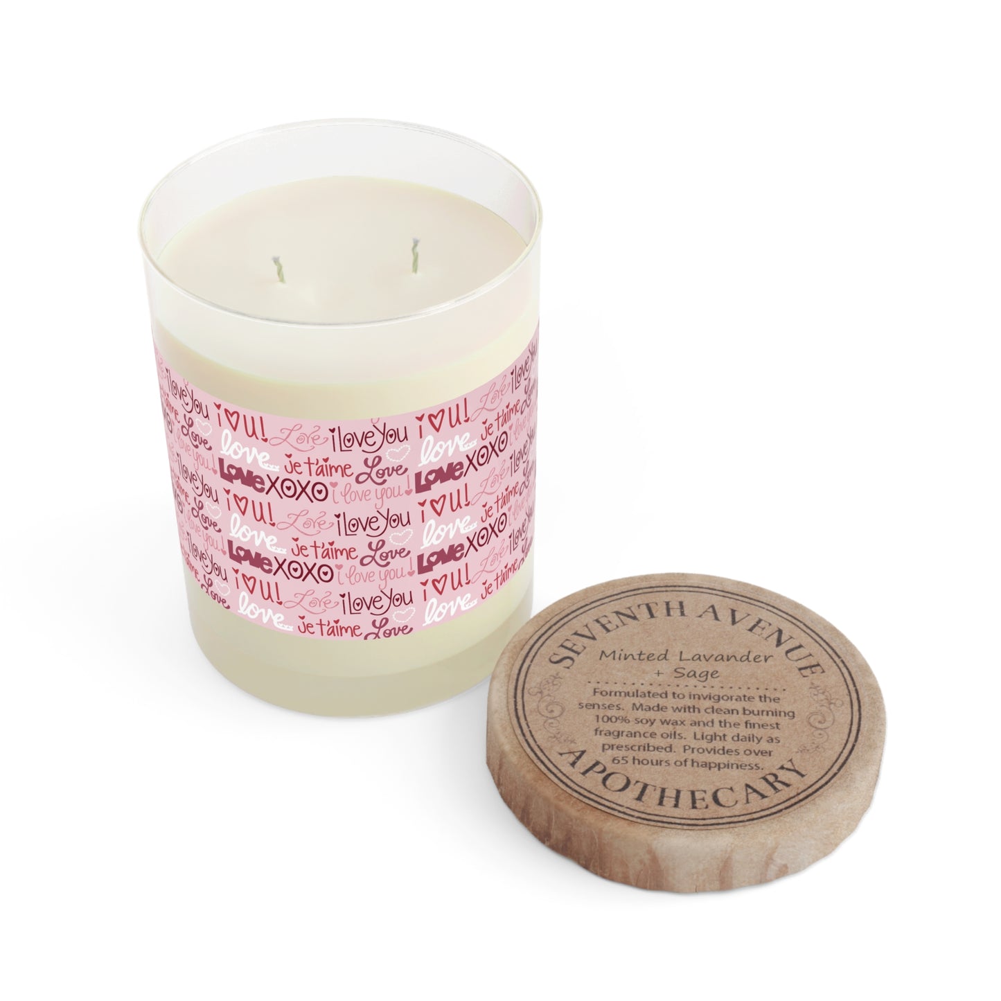 LOVE - I Love You - XOXO - Scented Candle - 11oz