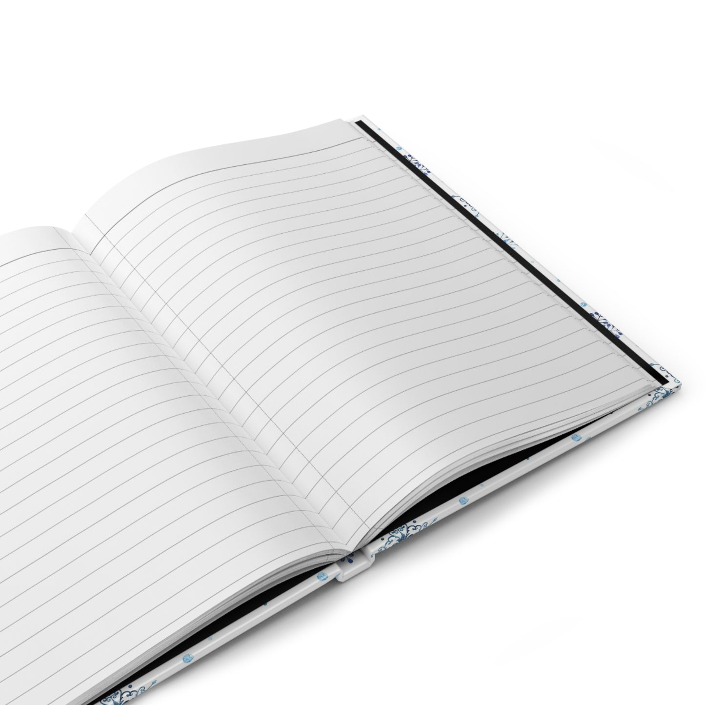 Beautiful Everyday Journaling - White and Blue Winter Paper 4 - Hardcover Journal Matte