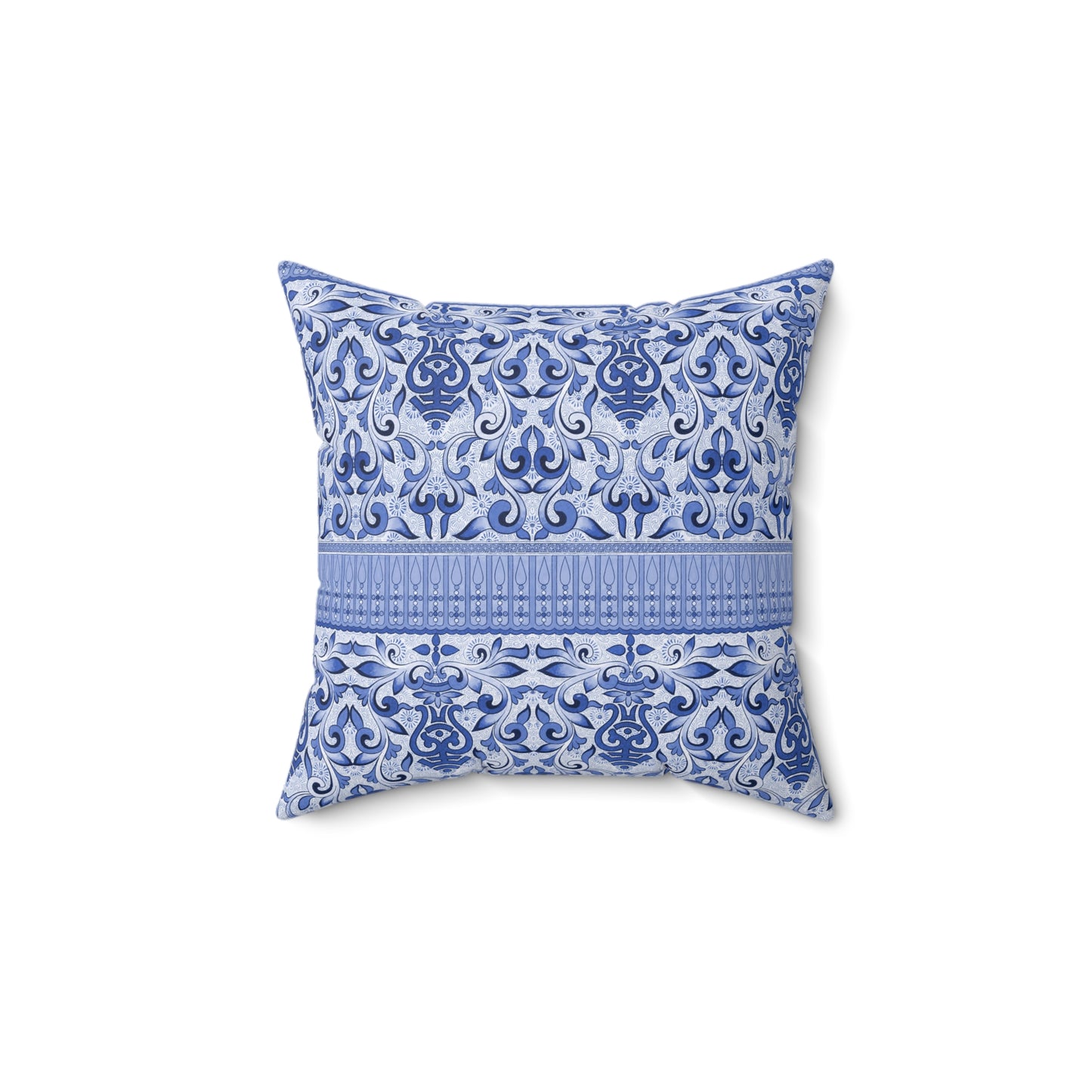 Boho Pattern 27 - Faux Suede Square Pillow