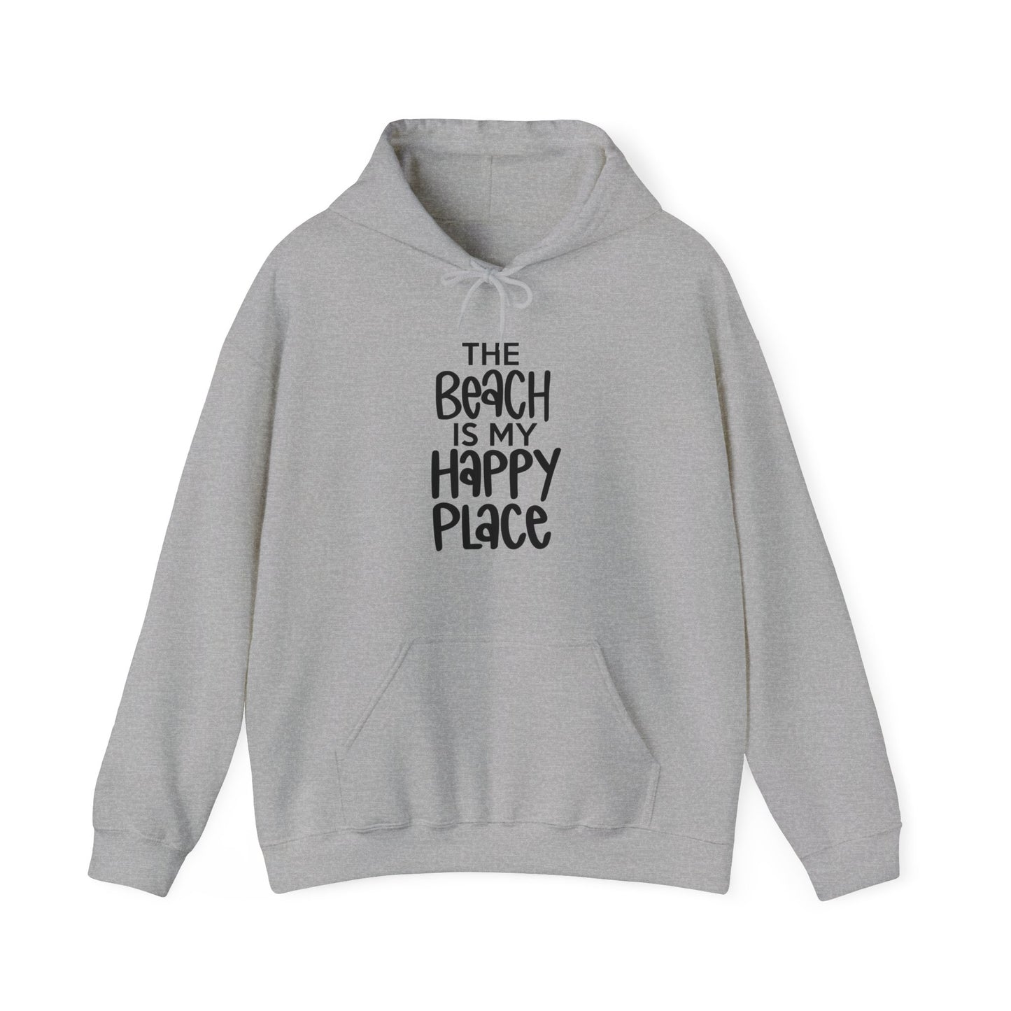 Unisex Heavy Blend Hooded Sweatshirt - The Beach is my Happy Place