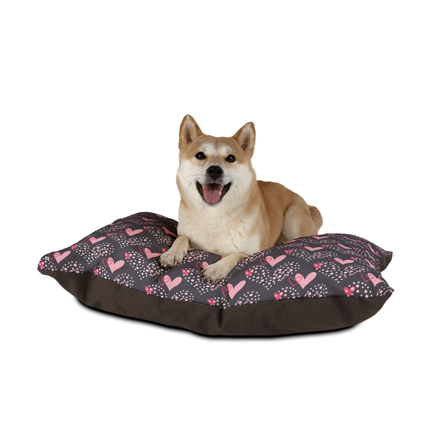 Cute Fun Heart Pattern Pet Bed - Cozy Comfort for Your Furry Friend