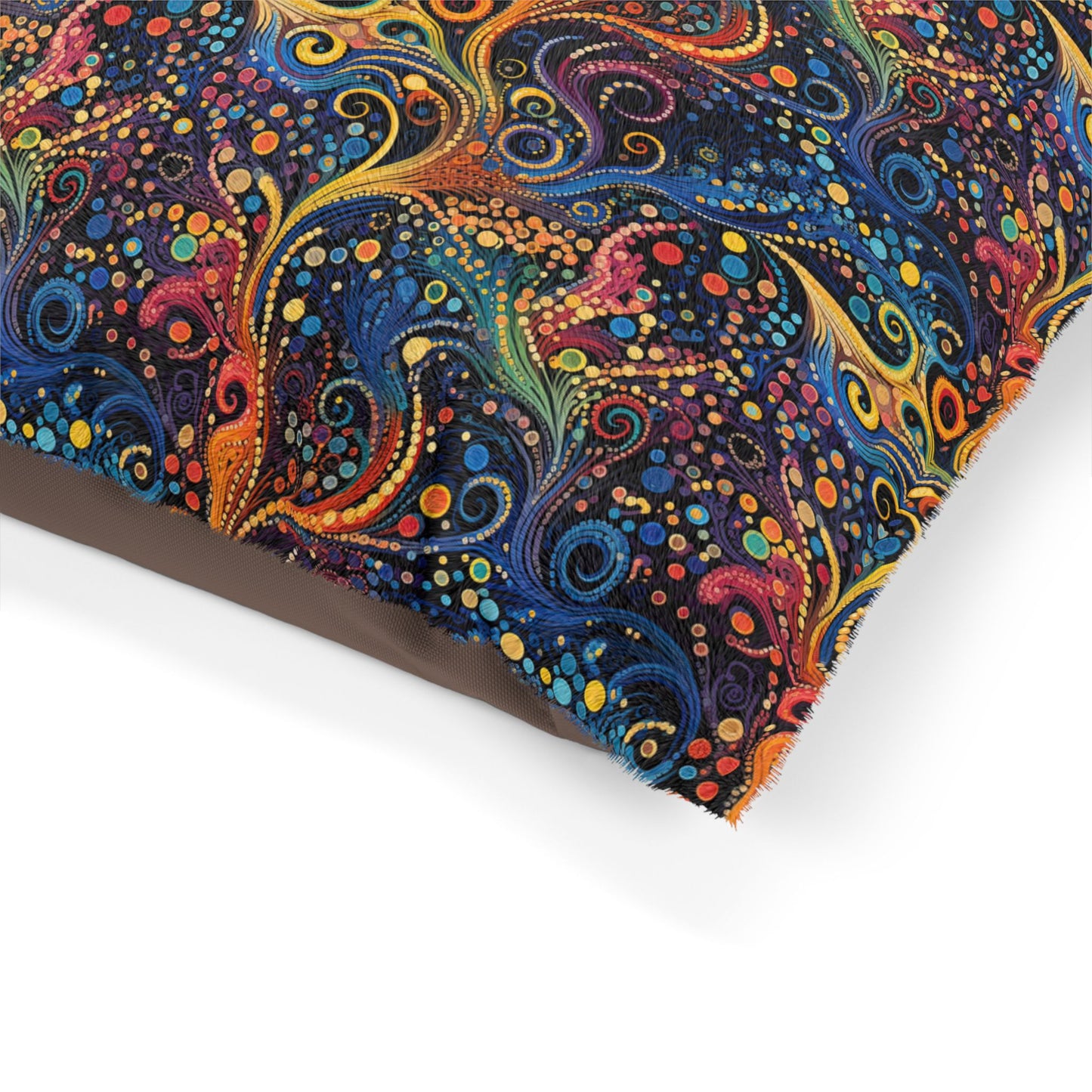 Colorful Swirl Pet Bed - Cozy and Stylish for Your Furry Friend