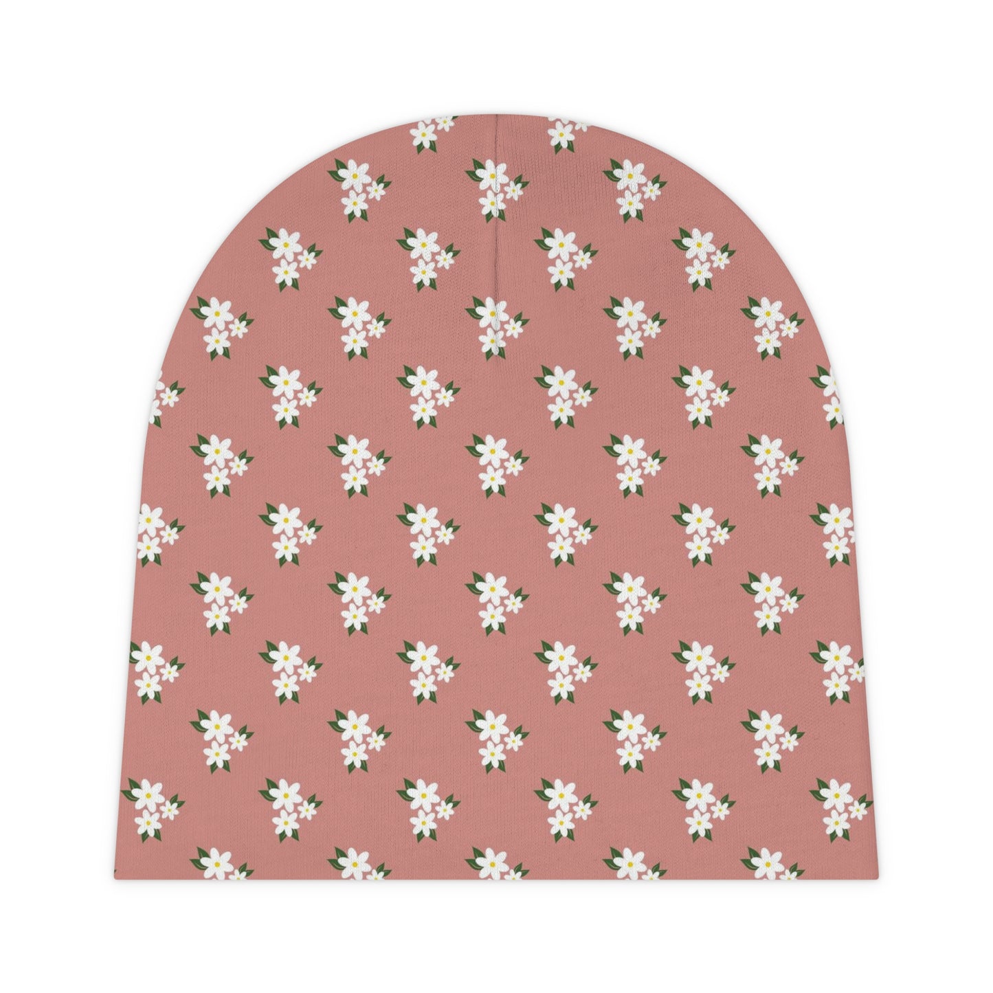 Bunches of White Flowers - Super Cute - Baby Beanie