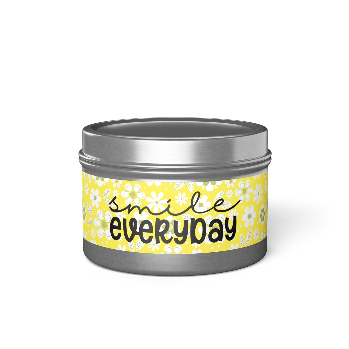 Smile Everyday - Inspirational - Mindfulness & Self-Care - Scented Tin Candle