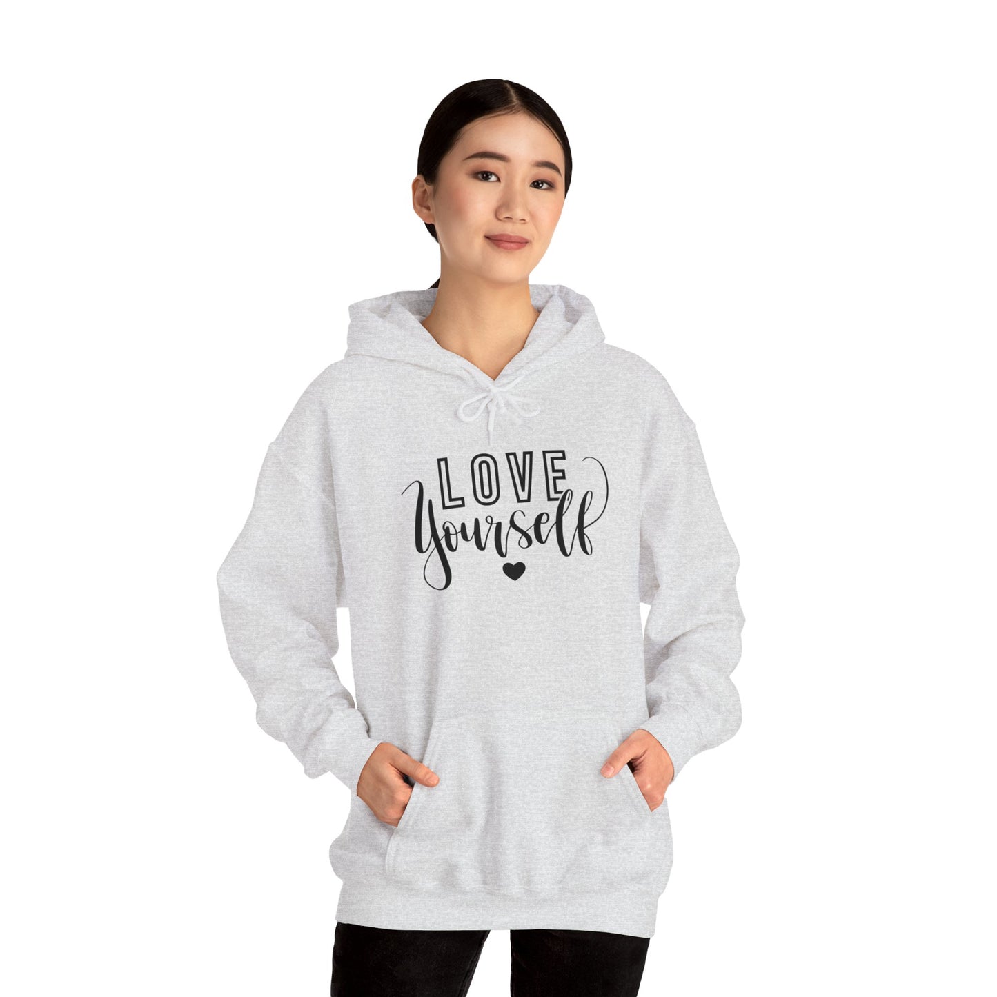 Unisex Heavy Blend Hooded Sweatshirt - Love Yourself
