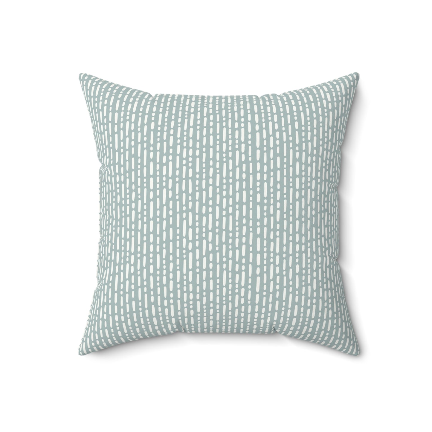 Boho Sage Pattern 5 - Faux Suede Square Pillow