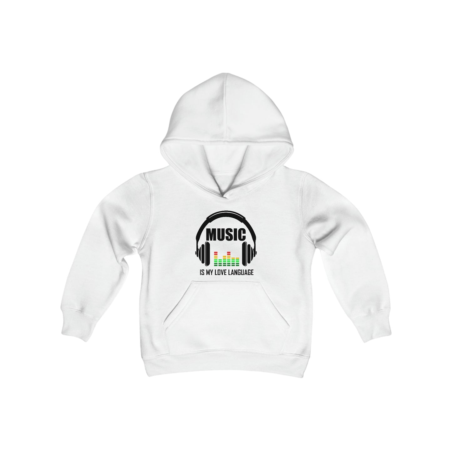Music is My Love Language - Youth Heavy Blend Hooded Sweatshirt