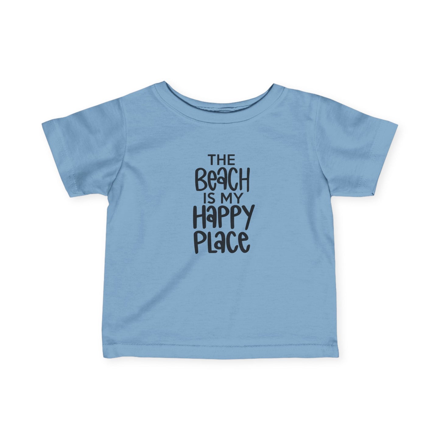 The Beach is My Happy Place - Infant Fine Jersey Tee