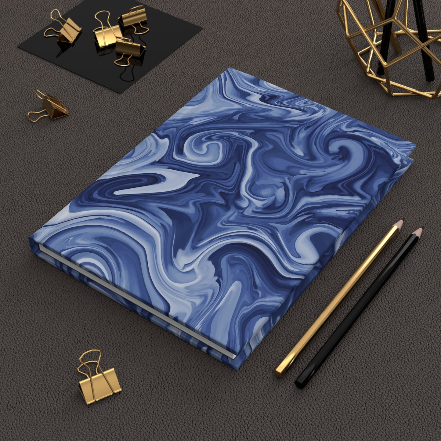 Blue Marble - Hardcover Lined Journal Matte