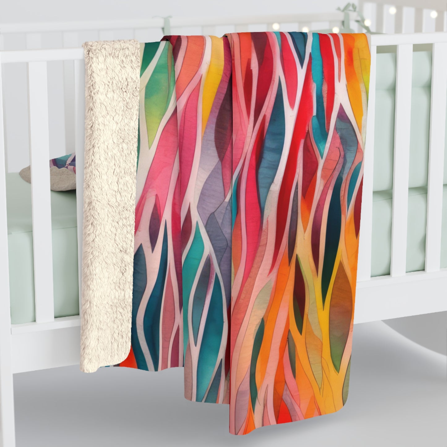 Beautiful, Cozy, Soft - Amazing Watercolor Abstract 3.6 - Sherpa Fleece Blanket