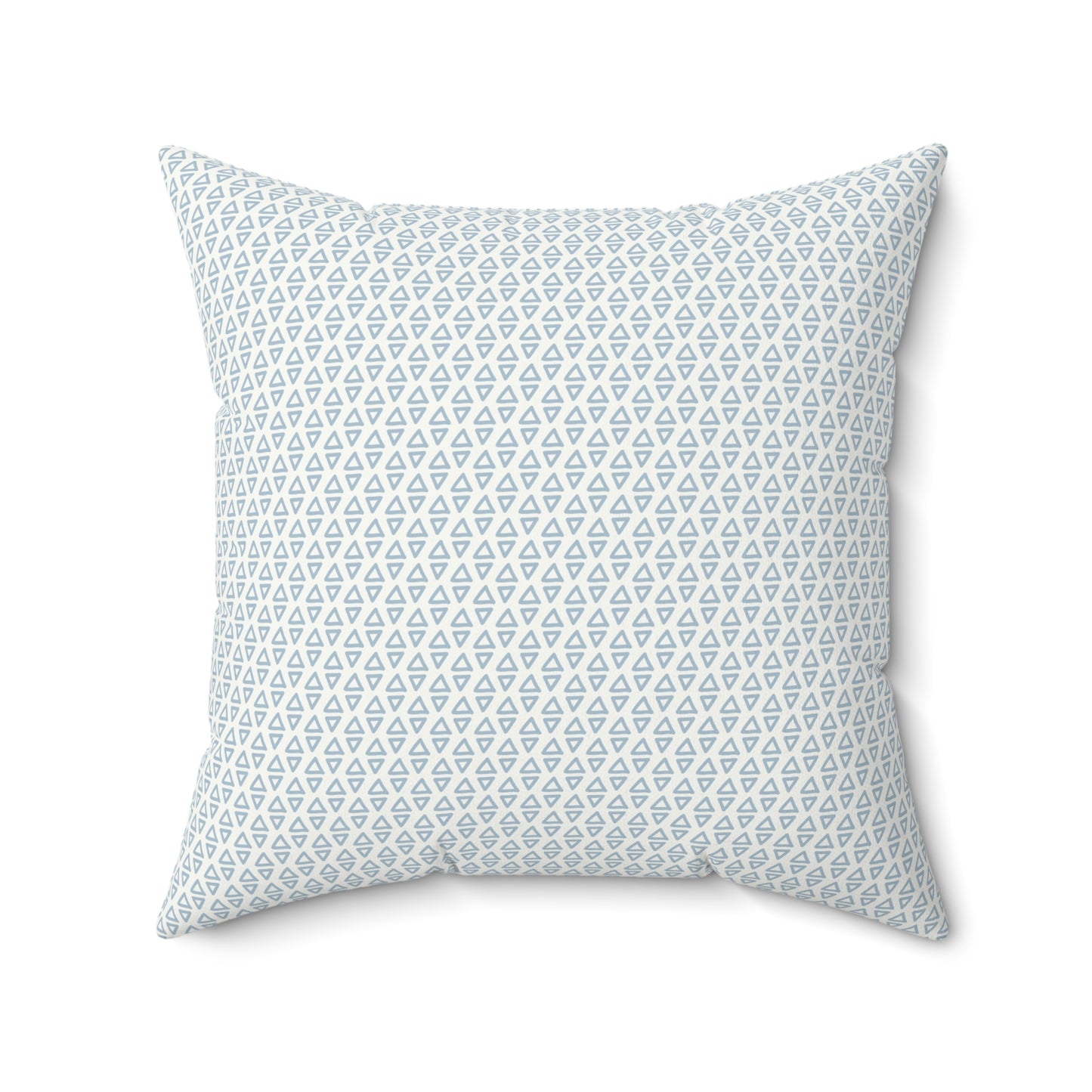 Light Blue Boho Pattern 2 - Faux Suede Square Pillow