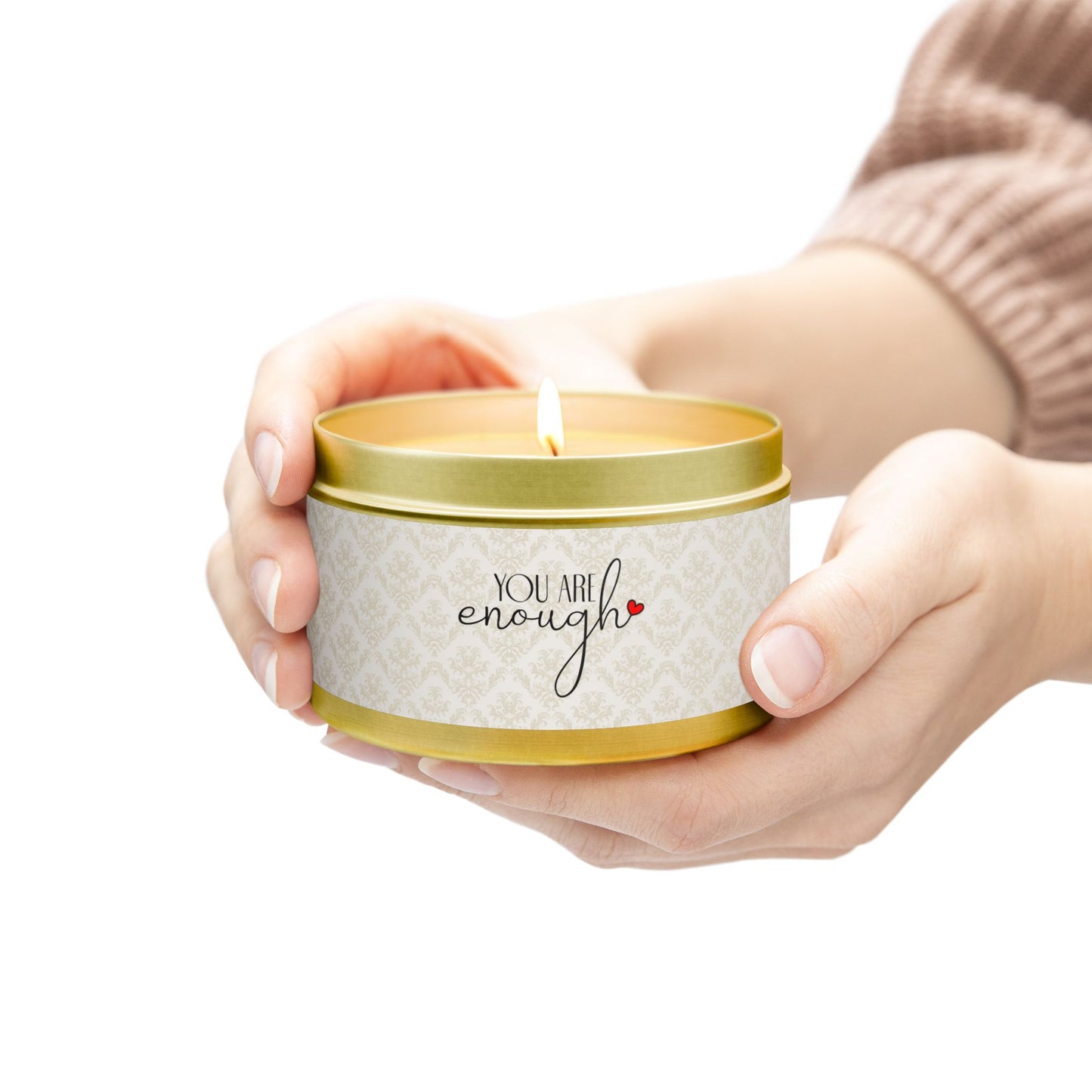 You Are Enough - Motivational Scented Tin Candle