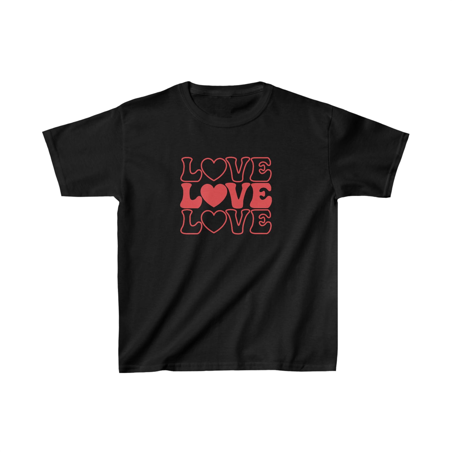 LOVE, LOVE, LOVE - Kids Heavy Cotton Tee