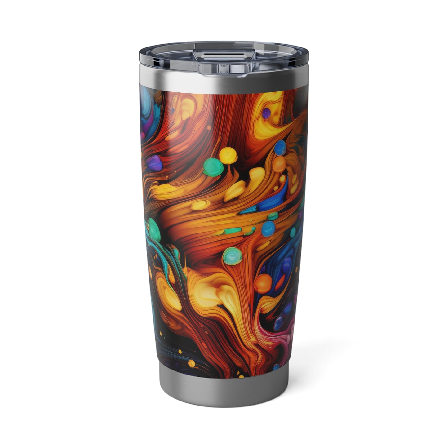 Colorful Psychedelic Kaleidoscope 1.6 - Vagabond 20oz Tumbler - Stainless Steel - Double Wall