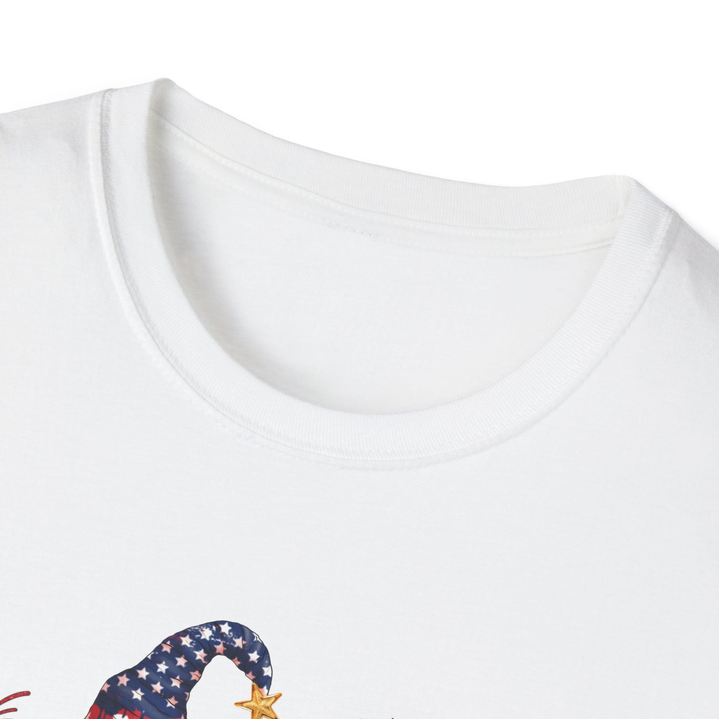LOVE Gnomes - 4th of July - Independence Day - Unisex Softstyle T-Shirt
