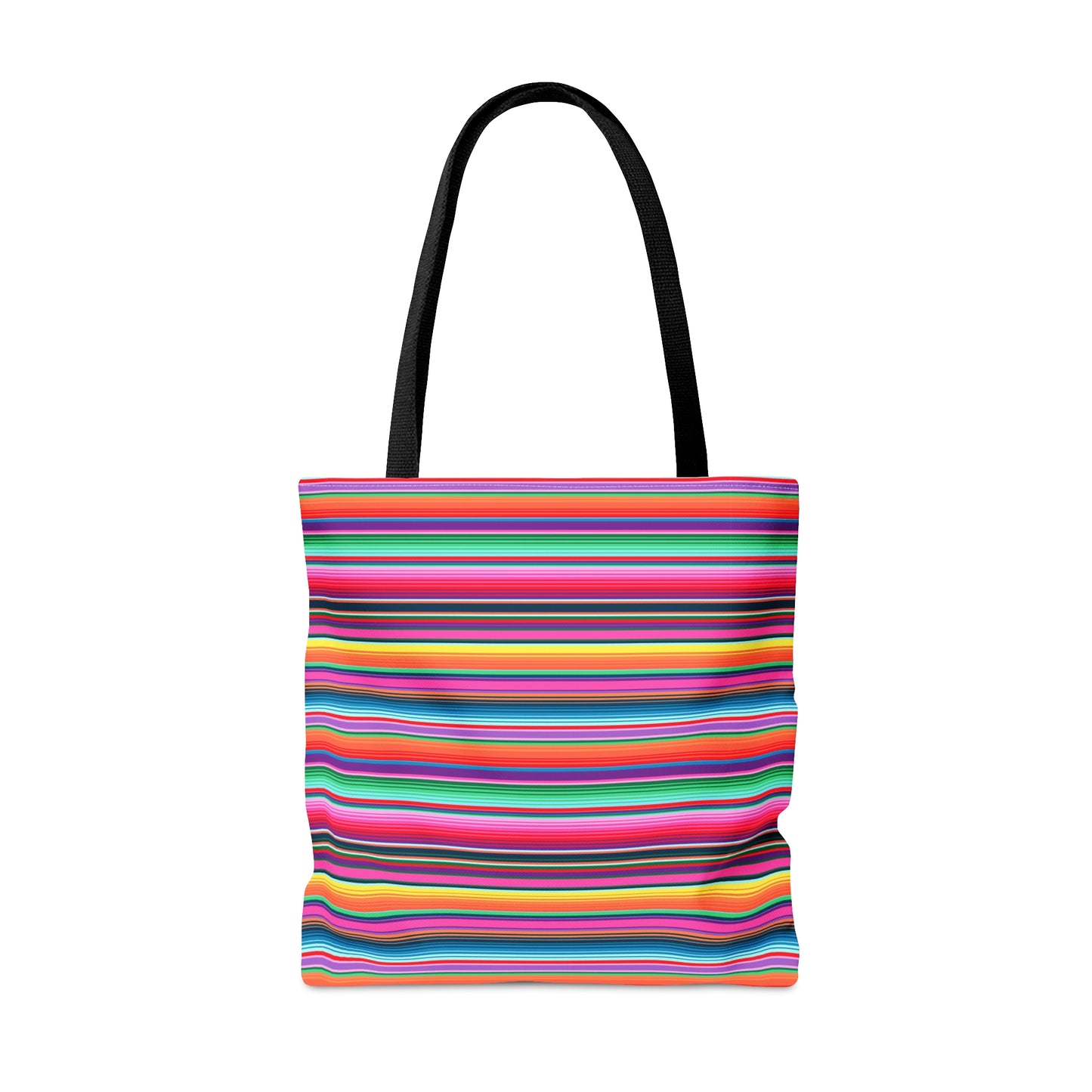 Multicolor Striped 7 - Practical, high-quality Tote Bag