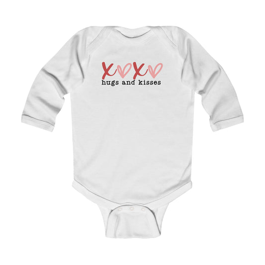 XOXO - Hugs and Kisses - Infant Long Sleeve Bodysuit