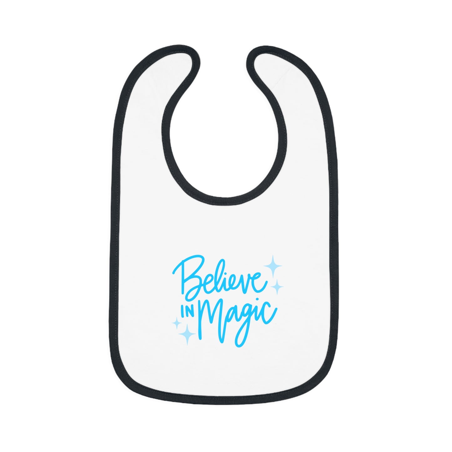 Believe in Magic - Baby Contrast Trim Jersey Bib